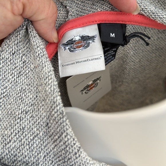 Womens Harley Davidson light weight pullover hoodie NEW with tags Medium - Picture 11 of 13